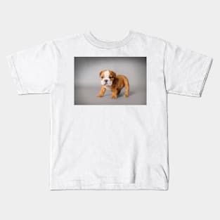 Bulldog puppy Kids T-Shirt